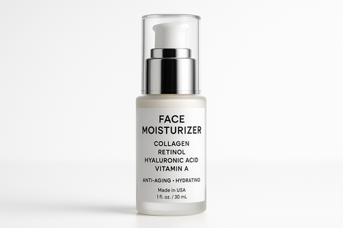 Face Moisturizer for Women Hydrating Serum Travel Size Lotion with Collagen Retinol Hyaluronic Acid & Vitamin A Anti Aging Face Cream Made in USA Facial Moisturizer Wrinkle Cream for Women 1oz