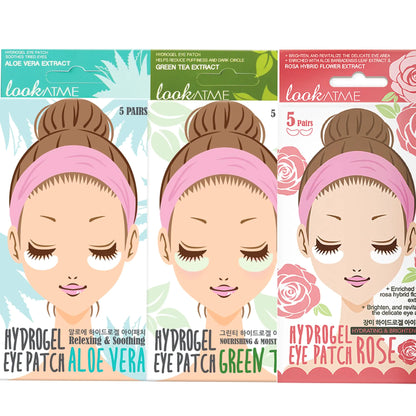 Under Eye Patches for Dark Circles and Puffiness - Korean Skin Care Caffeine Collagen Eye Patches for Puffy Eyes -Hydrogel Eye Patch - Under Eye Mask - Aloe Vera Rose Green Tea Gel Eye Pads - 75 Pairs